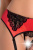 комплект lauren set with open bra red