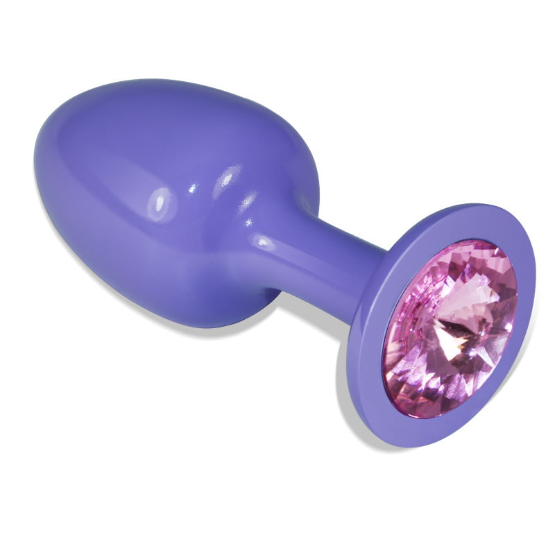 ювелирная анальная втулка "rosebud purple"
