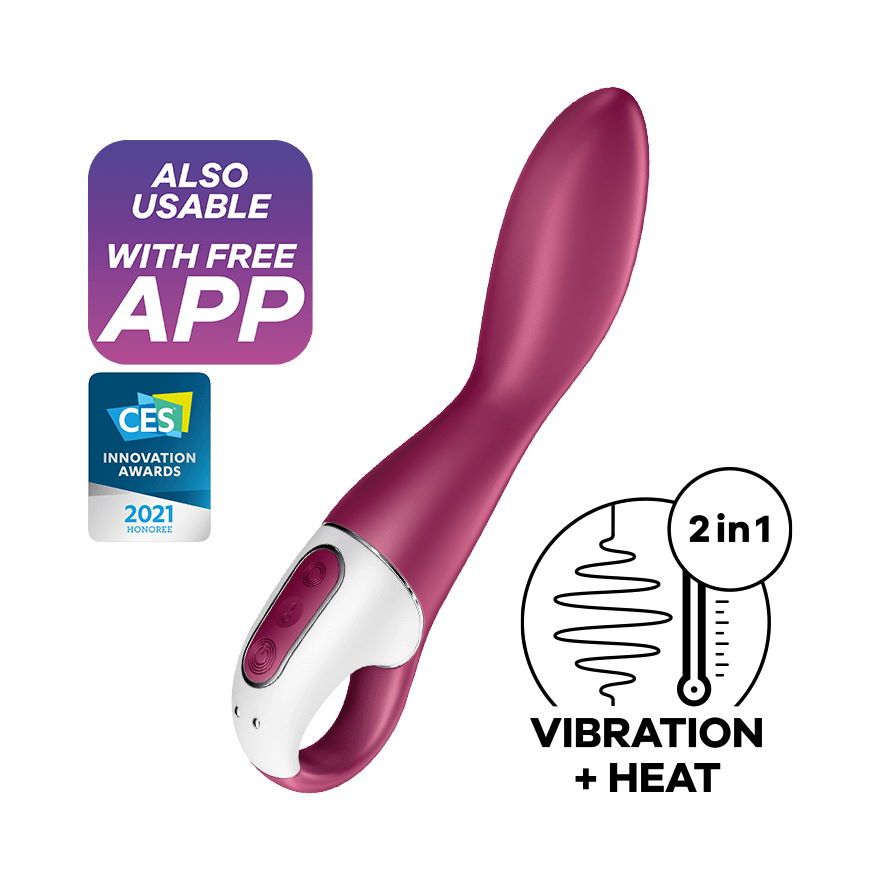 вибратор satisfyer heated thrill с функцией нагрева