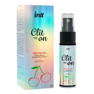 жидкий вибратор  "clit me on red fruits", intt