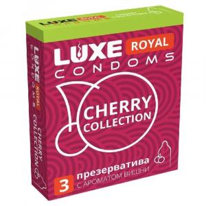 Презервативы LUXE ROYAL Cherry Collection с ароматом вишни
