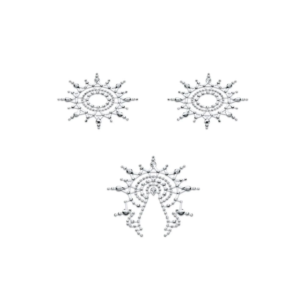 пэстисы на соски gloria bodysticker - set of 3 со стразами