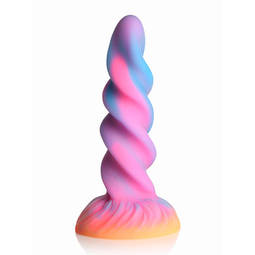 светящийся в темноте член мифического единорога unicorn dildo