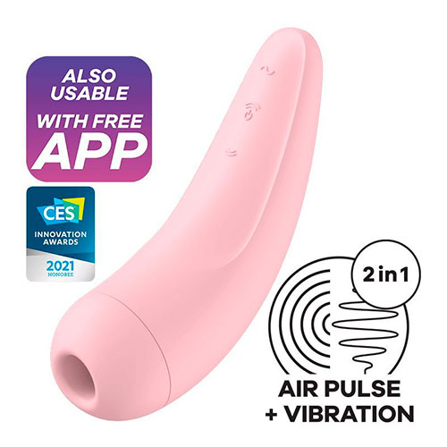 Бесконтактный клиторальный стимулятор "Satisfyer Curvy 2+"