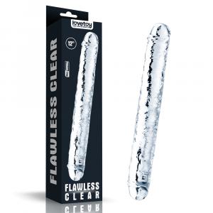 фаллоимитатор двойной "flawless clear double", lovetoy