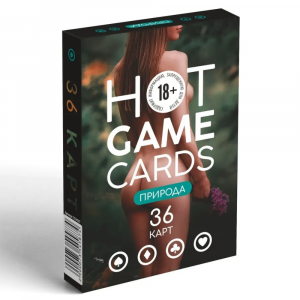 игральные карты "hot game cards природа"