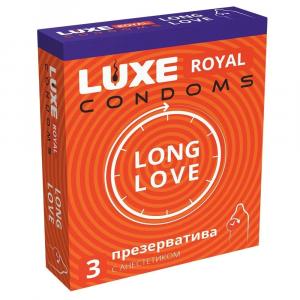презервативы luxe royal long love с пролонгирующим эффектом