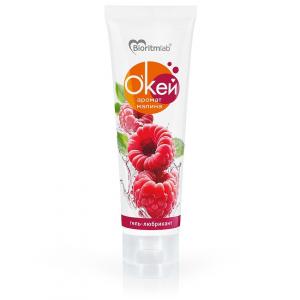 вагинальная смазка на водной основе с ароматом "малина" окей