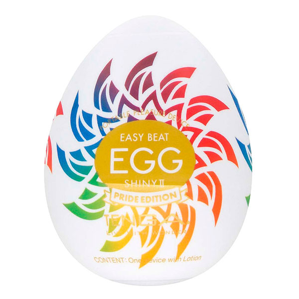 мастурбатор-яйцо tenga egg shiny pride ii
