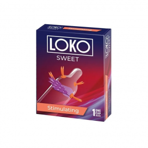 презервативы с усиками "loko sweet с возбуждающим эффектом", sitabella