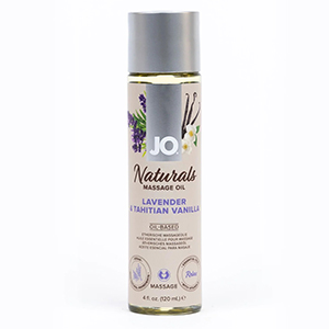 массажное масло афродизиак с ароматом лаванда и ваниль jo lavender & tahitian vanilla