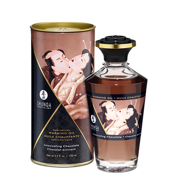 массажное масло со вкусом "пьянящий шоколад" shunga aphrodisiac warming oil