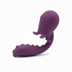 вибратор с ротацией и стимуляцией клитора "touch-activated octopus"