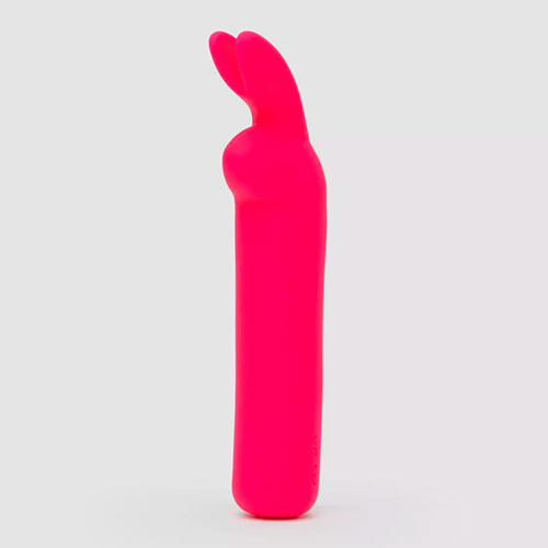 мини вибромассажер rechargeable silicone rabbit ears bullet vibrator