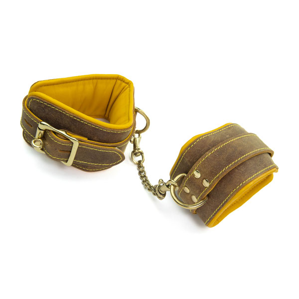 Наручники "Пленительные ремни" из натуральной кожи