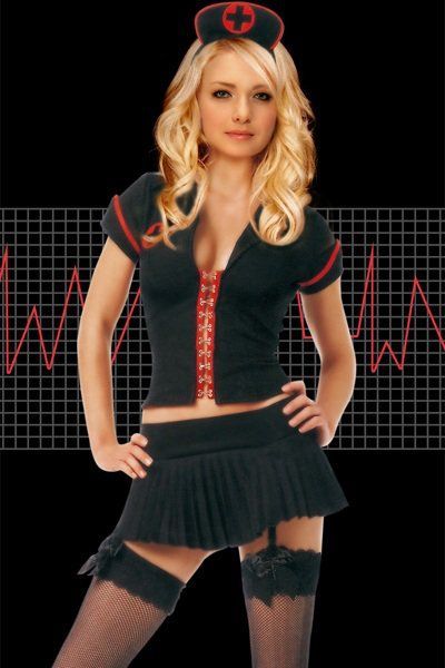 костюм "медсестра в черном"