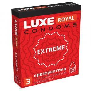Текстурированные презервативы LUXE ROYAL Extreme
