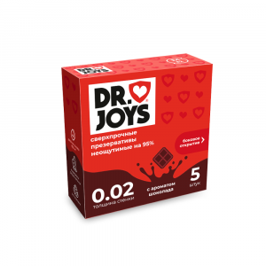 презервативы ультратонкие латексные с ароматом шоколада dr. joys