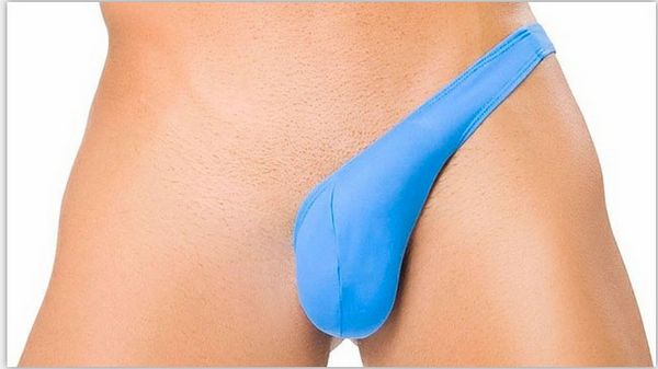 стринги мужские "прозрачная половинка"