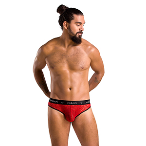 Мужские трусы-слипы Passion 031 SLIP MIKE red