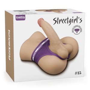 Мастурбатор с членом и анальным отверстием "Streetgirls #15", Lovetoy