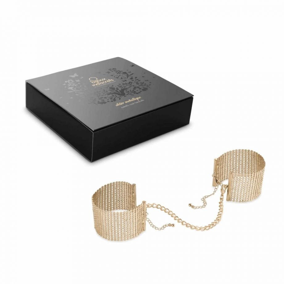 Браслеты с цепочкой Metallic mesh handcuffs