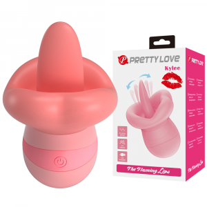 Стимулятор клитора с эффектом язычка "Kylee", Pretty Love