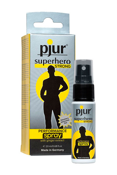 спрей pjur superhero strong spray 20 ml концентрат для мужчин