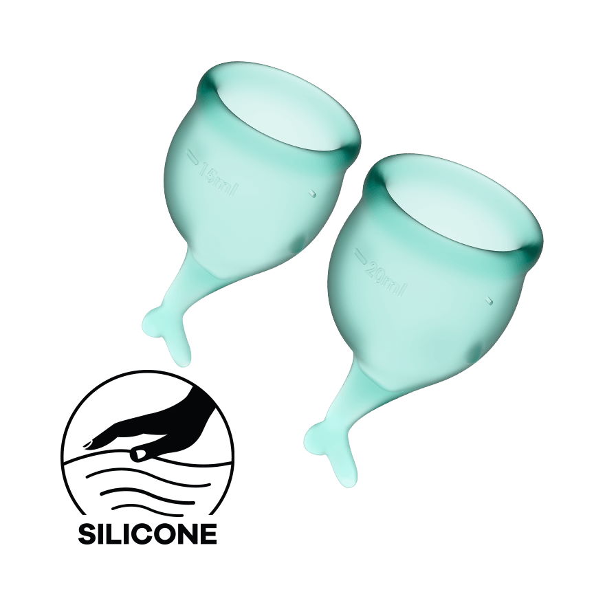 Менструальные чаши Satisfyer Feel Secure Menstrual Cup Менструальные чаши Satisfyer Feel Secure Menstrual Cup