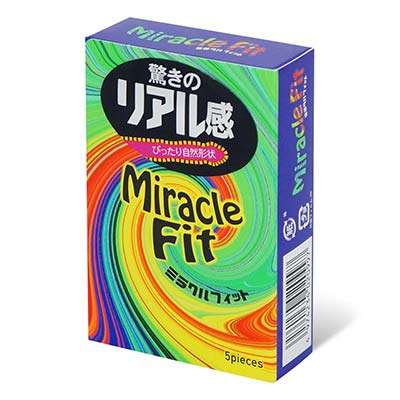 презервативы sagami miracle fit № 5 с двумя сужающими зонами