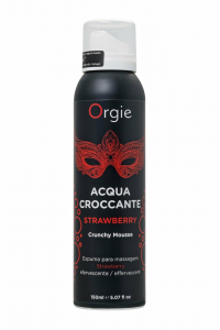 массажный мусс "acqua croccante strawberry", orgie