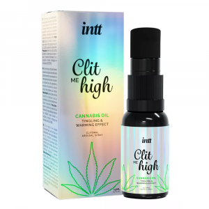 жидкий вибратор "clit me high cannabis oil", intt