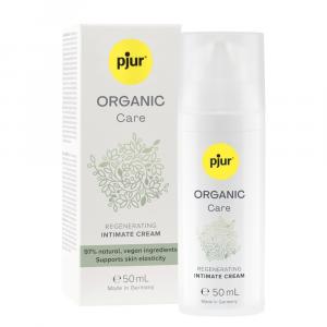 Веганский крем для ухода за интимной зоной после бритья и эпиляции "ORGANIC Care", Pjur