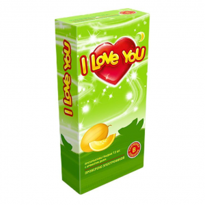 презервативы i love you № 12 с ароматом "дыня"