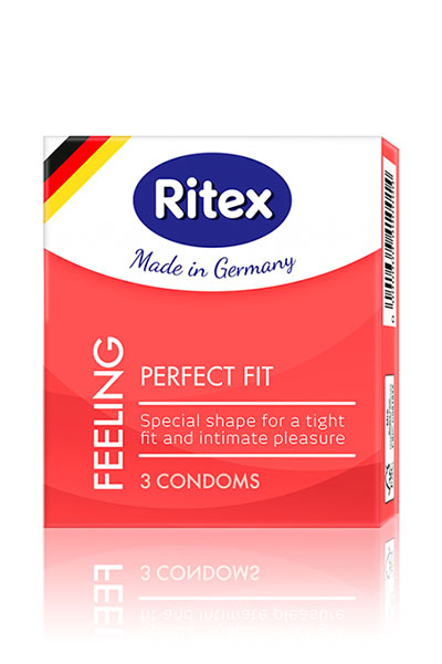 презервативы ritex perfect fit (анатомической формы с накопителем)