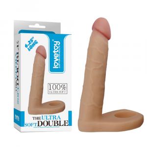 насадка на член для двойного проникновения "double", lovetoy