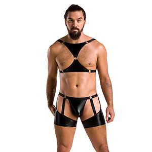 Комплект нижнего белья Passion 047 SET ARON black