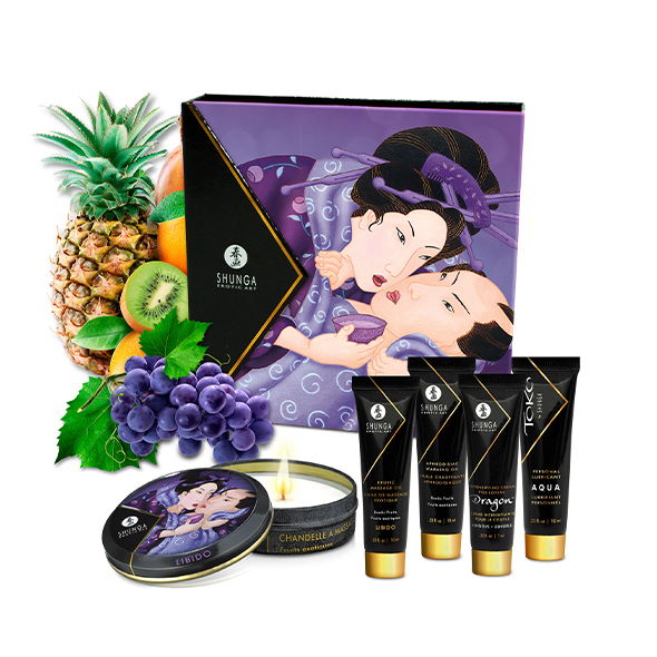 набор лубрикантов geishas secret kit exotic fruits