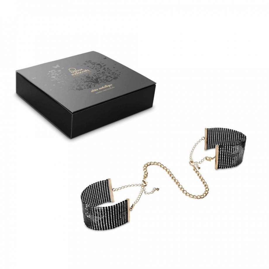 Браслеты с цепочкой Metallic mesh handcuffs