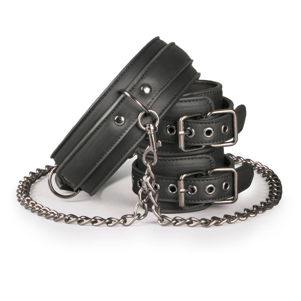 Комплект Leather Collar With Handcuffs