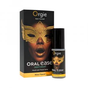 оральный спрей для горла с вкусом мяты "oral ease", orgie