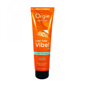 возбуждающая смазка со вкусом "секс на пляже" orgie lube tube vibe! - low