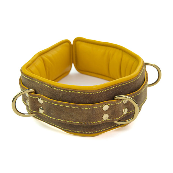 Ошейник "Подчиненная петля" из натуральной кожи