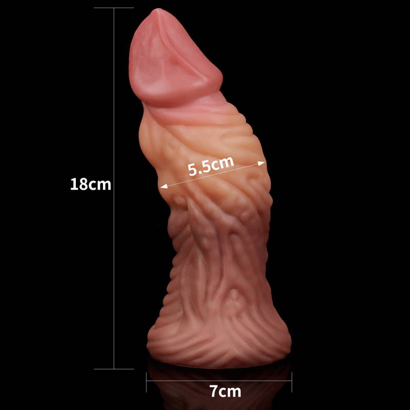 Член Дракона "7.0 Dual layered Platinum Silicone Plug" Член Дракона "7.0 Dual layered Platinum Silicone Plug"
