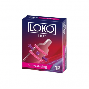 презервативы с усиками "loko hot с возбуждающим эффектом", sitabella