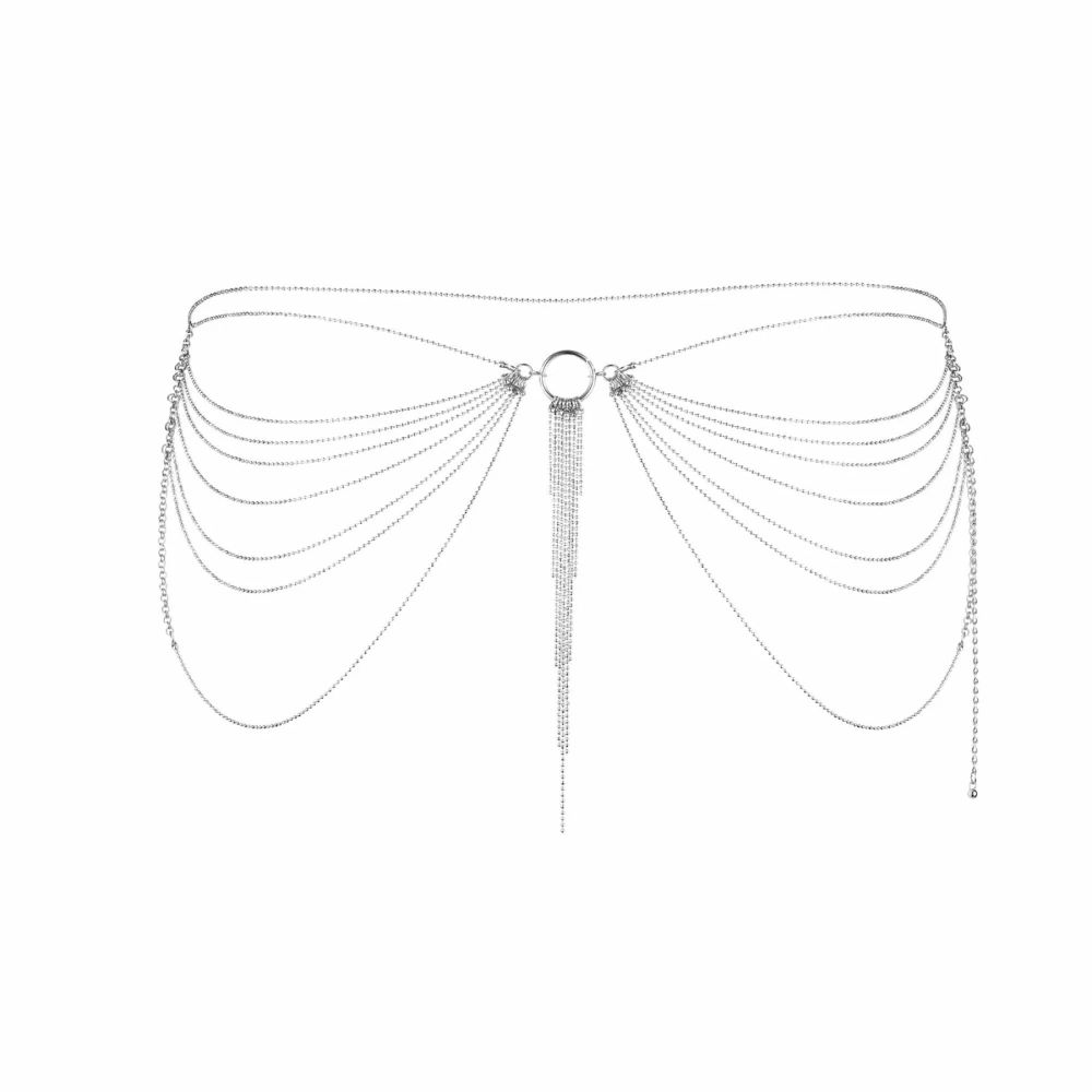 metallic chain waist jewelry украшение на бедра