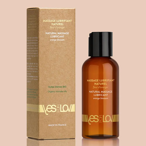 вагинальная смазка на масляной основе с запахом "цветок апельсина" yfl natural massage lubricant with organ