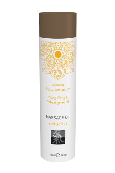 massage oil seductive - ylang ylang & wheat germ oil, иланг иланг & масло зародышей пшеницы 100 мл