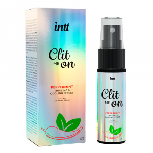 жидкий вибратор с эффектом покалывания и охлаждения "clit me on peppermint", intt