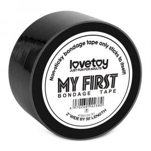 лента для бондажа без липкости для новичков "my first non-sticky bondage tape", lovetoy